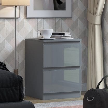 Grey Gloss Bedside Main 1